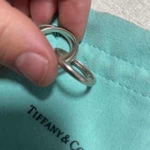 Vintage Tiffany and co trinity ring sterling silver 925